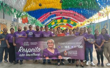 Prefeitura de Manaus realiza blitz educativa para reforçar combate à violência contra a pessoa idosa no bairro Compensa