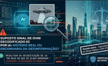 Suposta aparição de OVNI acende alerta: Como o algoritmo usa o seu medo para viralizar mentiras – Por Ronaldo Aleixo.