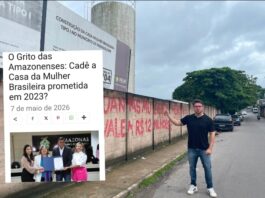 Rodrigo Guedes denuncia abandono da obra da Casa da Mulher Brasileira, quase R$ 13 milhões de Wilson Lima. (VÍDEO)