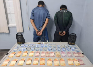 Ronda Ostensiva Municipal realiza prisão de dois indivíduos por tráfico de drogas