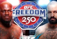 MASSACRE E POLÊMICA: Josh Hokit atropela Derrick Lewis no UFC Freedom 250 e dispara ofensas pesadas no microfone
