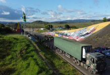 Ajuda humanitária da Prefeitura de Manaus chega à fronteira e começa a ser distribuída na Venezuela