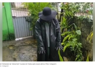 ‘Lobisomem’ é detido após causar terror em município de Xexéu (PE)