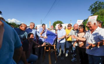 Governador Roberto Cidade inaugura terceira ponte do programa estadual de construção de pontes, em Manaus