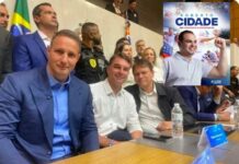 BASTIDORES DE 2026: Flávio Bolsonaro quer apoio União Brasil e PP de Roberto Cidade e isso pode ser decisivo para o segundo turno.