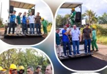 Governador Roberto Cidade fiscaliza obras de pavimentação em Manicoré