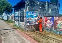 Prefeitura intensifica combate à poluição visual com retirada de publicidade irregular em avenidas de Manaus