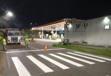Bairro Zumbi recebe nova sinalização viária da Prefeitura de Manaus durante ações do programa ‘Manaus que a Gente Cuida’