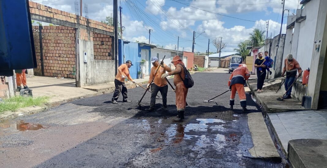 Prefeitura de Manaus intensifica recuperação asfáltica no Tarumã e amplia melhorias na infraestrutura da zona Oeste 2