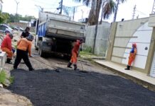 Prefeitura de Manaus intensifica recuperação asfáltica no bairro Flores e garante mais segurança e mobilidade à população