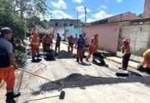 Prefeitura de Manaus intensifica recuperação asfáltica no bairro Redenção e melhora mobilidade na zona Centro-Oeste