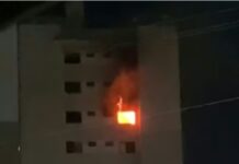 Incêndio atinge apartamento em condomínio no bairro Dom Pedro, em Manaus