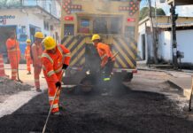 Prefeitura de Manaus intensifica operação ‘Tapa-Buracos’ e leva mais mobilidade aos moradores do bairro Mutirão