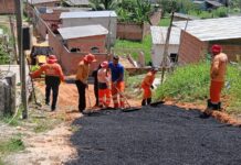 Prefeitura de Manaus transforma rua com solo natural a partir de obra de pavimentação no bairro Nova Cidade