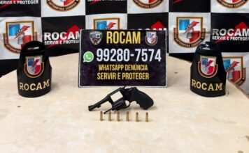 CERCO FECHADO: Rocam sufoca o crime e apreende submetralhadora e revólver em becos de Manaus