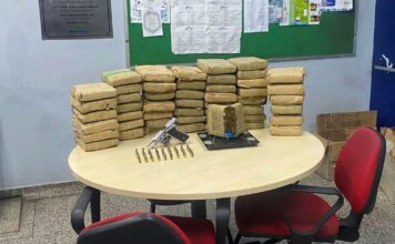 GOLPE NO TRÁFICO: Rocam apreende 50 kg de maconha e pistola no Bairro da Paz