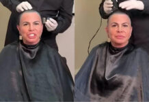 Após diagnóstico, Gretchen raspa a cabeça antes de passar por transplante