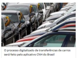 Transferência de veículos passa a ser feita pelo celular; veja como vai funcionar