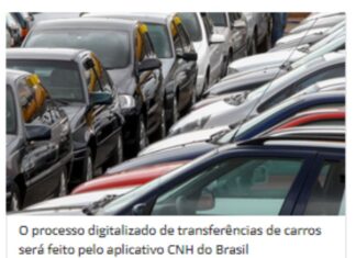 Transferência de veículos passa a ser feita pelo celular; veja como vai funcionar