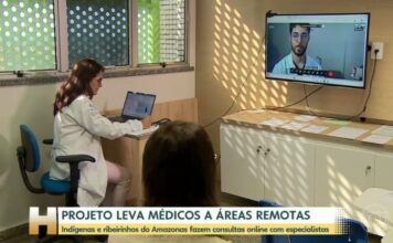 Jornal Hoje destaca Telessaúde de Parintins como referência nacional no atendimento à população ribeirinha