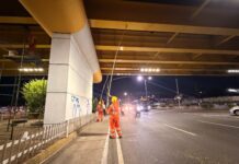 Prefeitura de Manaus avança na modernização do viaduto Dom Jackson Damasceno na zona Centro-Sul