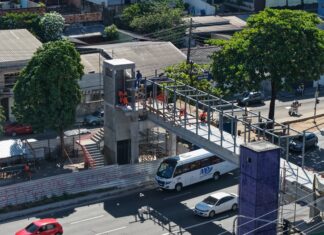 Prefeitura de Manaus conclui 65% das obras da passarela Santos Dumont