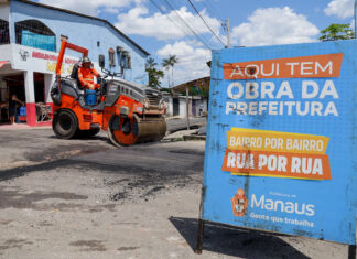 Prefeitura de Manaus intensifica operação “Tapa-Buraco” e aplica 125 toneladas de asfalto no bairro Cidade de Deus