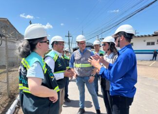 Ageman vistoria execução de parada programada da Águas de Manaus para reforçar abastecimento no verão amazônico