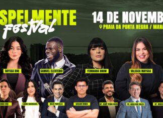 Gospelmente Festval confirma Fernanda Brum e Samuel Eleotério e amplia ações missionárias no Amazonas