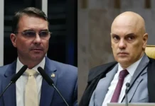 Flávio Bolsonaro diz que Moraes é uma “laranja podre” dentro do STF