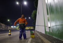 Prefeitura de Manaus inicia modernização do viaduto Professora Lilá Borges de Sá, na avenida Djalma Batista