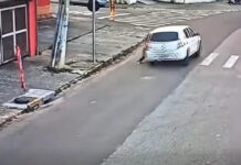 Adolescente é arrastada por carro de motorista de app que fugiu com troco no interior de SP