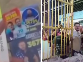 “Tem ninguém filmando?”: Vídeo do prefeito Renato Jr. e distribuição de “vale frango” levantam suspeita de compra de votos