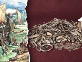 Homem foi trocar o azulejo e encontrou o maior tesouro de prata da Era Viking já descoberto na Dinamarca.