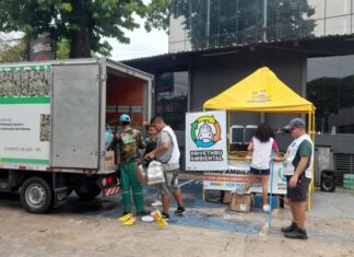 Feira Norte do Estudante coleta 37 kg de recicláveis e contribui para geração de renda de catadores