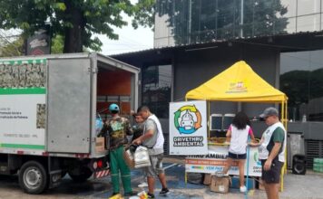 Feira Norte do Estudante coleta 37 kg de recicláveis e contribui para geração de renda de catadores