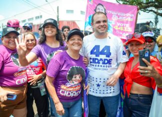 Roberto Cidade 44 encerra maratona deste final de semana pelo interior com mega carreata em Itacoatiara