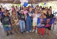 Thaisa Cidade visita comunidades ribeirinhas de Manaus, conversa com moradores e apresenta propostas de Roberto Cidade 44.