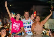 Mateus Assayag lidera mega carreata e fortalece grupo político no Baixo Amazonas