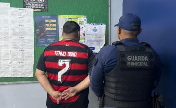 Guarda Municipal detém indivíduo com mandado de prisão e apreende motocicleta com placa adulterada
