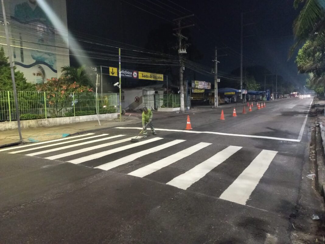Prefeitura de Manaus intensifica sinalização viária para proteger vidas na ‘Semana Nacional de Trânsito 2026’