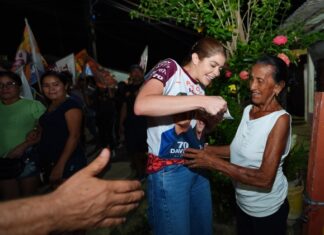 Candidata a deputada federal Drª Aryel Almeida cumpre agenda no Baixo Amazonas