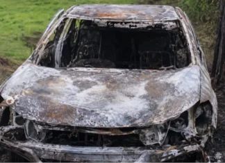 Homem é encontrado carbonizado dentro de carro incendiado