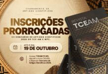 TCE-AM prorroga inscrições para o III Concurso de Artigos Científicos até 19 de outubro