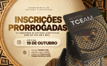TCE-AM prorroga inscrições para o III Concurso de Artigos Científicos até 19 de outubro