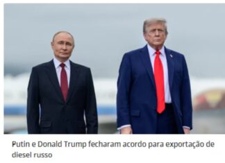 Primeira carga de diesel russo do acordo Putin-Trump está a caminho dos EUA