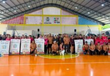 Prefeitura de Parintins encerra campanha Outubro Rosa com torneio de queimada entre profissionais da saúde