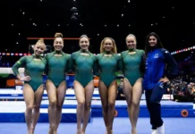 Brasil fica em 5º lugar na final por equipes do Mundial de Ginástica