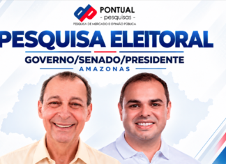 A um dia da eleição, números estaduais colocam Omar Aziz e Roberto Cidade nas duas primeiras posições