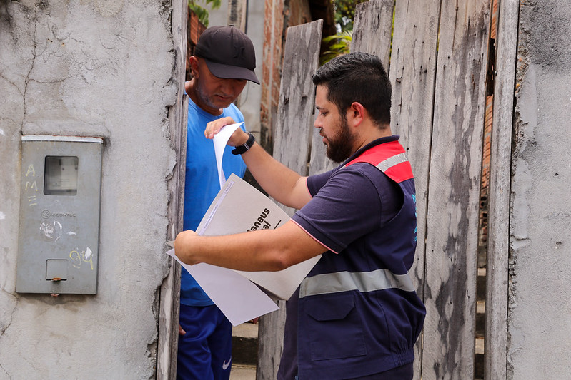 Prefeitura de Manaus realiza mutirão de cadastramento para regularização fundiária no Parque dos Buritis 2